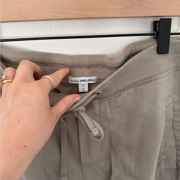 James Perse soft drape utility pants